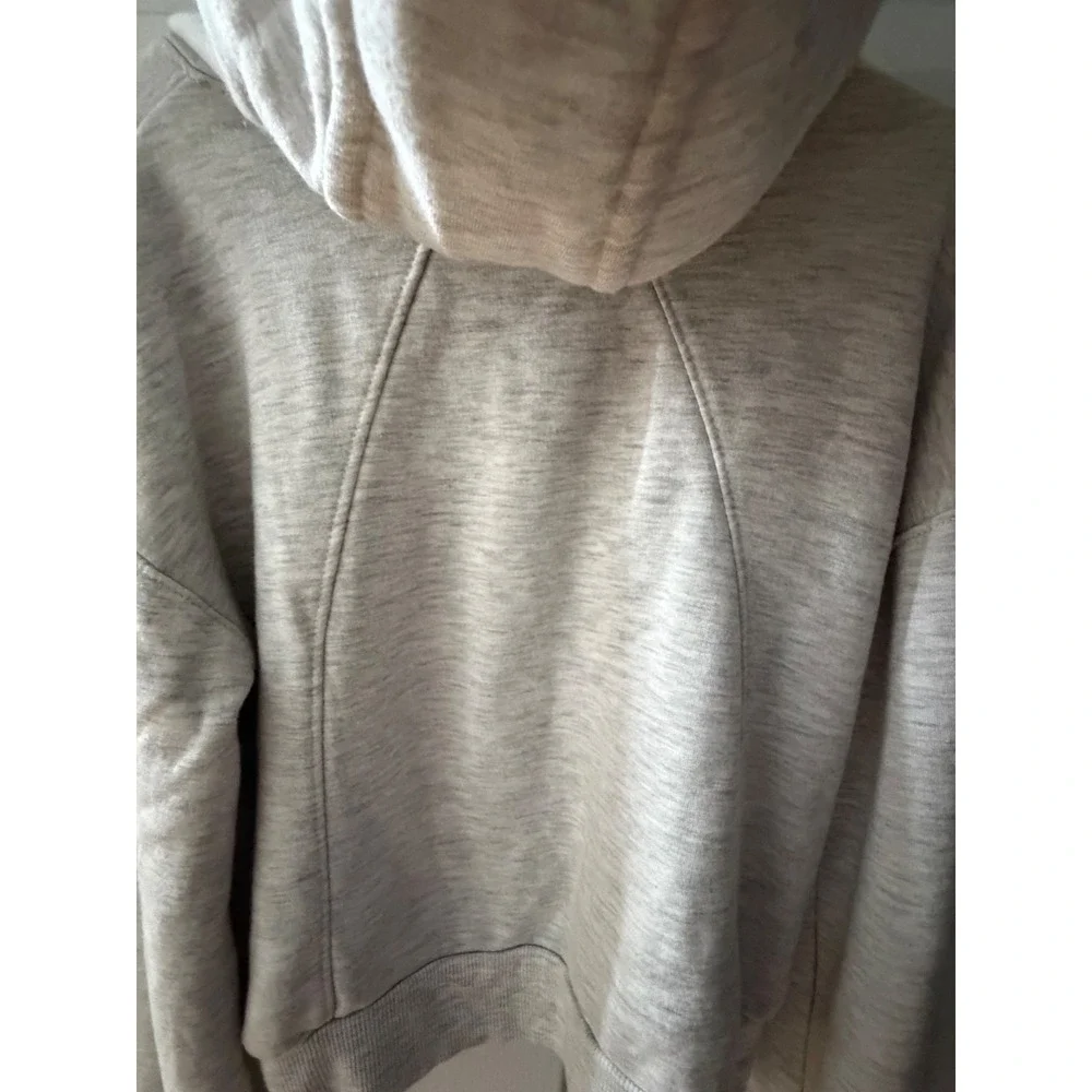 All in Motion Girls Gray Heather Cropped Hooded Sweatshirt Size M 8 Activewear
